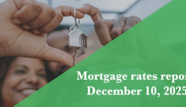 Current mortgage rates report for Dec. 10, 2025