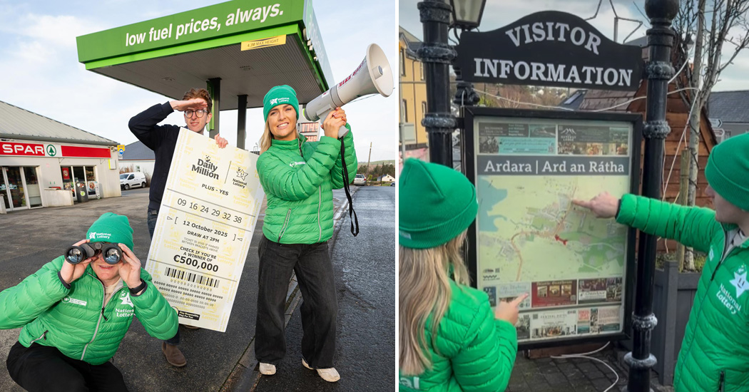 Watch: Only a fortnight to find Ardara's Lotto winner!