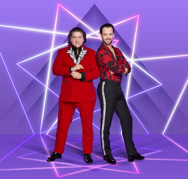 Brian Kennedy and James Cutler on Dancing with the Stars 2026. Photograph: RTÉ