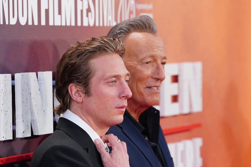 Jeremy Allen White said Bruce Springsteen visited the set of the film