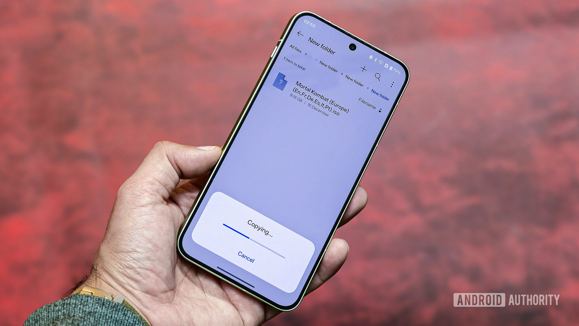 OnePlus 15R green file transfer