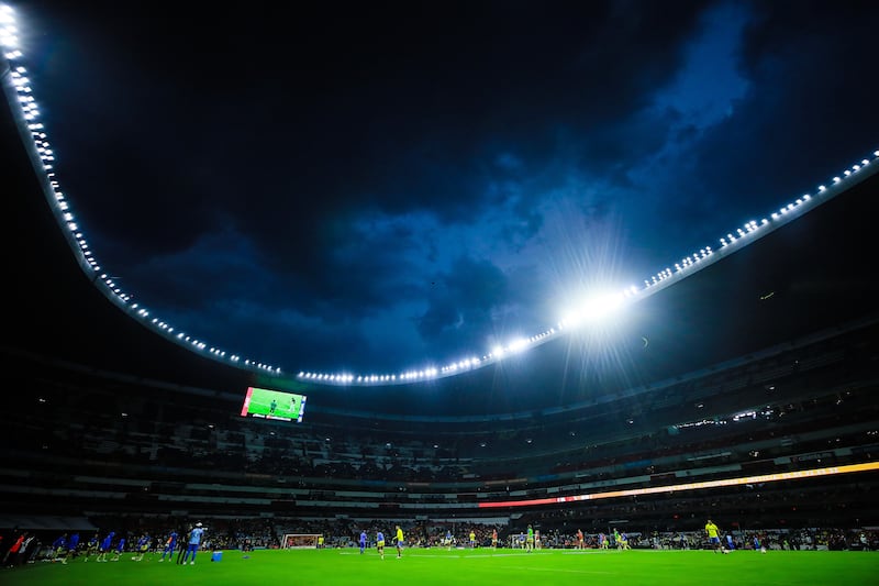 eneral view inside the Azteca Stadium. Photograph: Manuel Velasquez/Getty