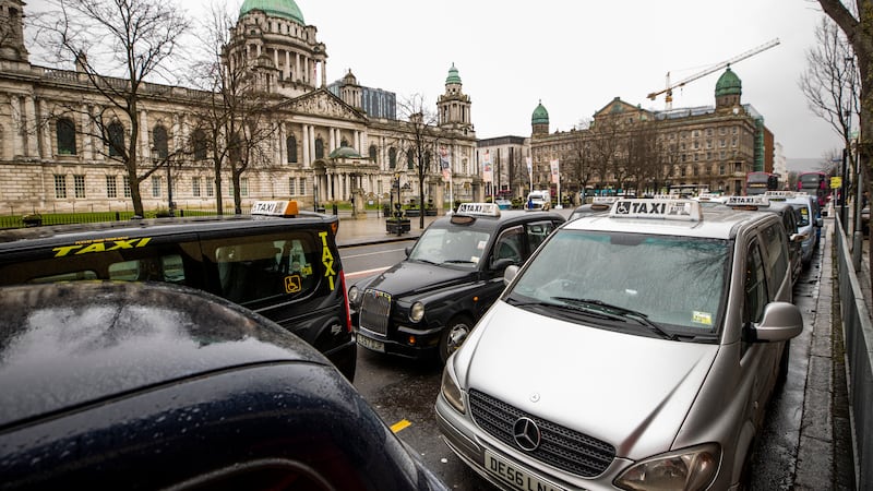 Belfast taxi drivers clocking off during Christmas rush to avoid gridlock