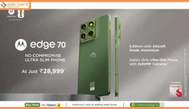 Motorola Edge 70 Launches at ₹28,999