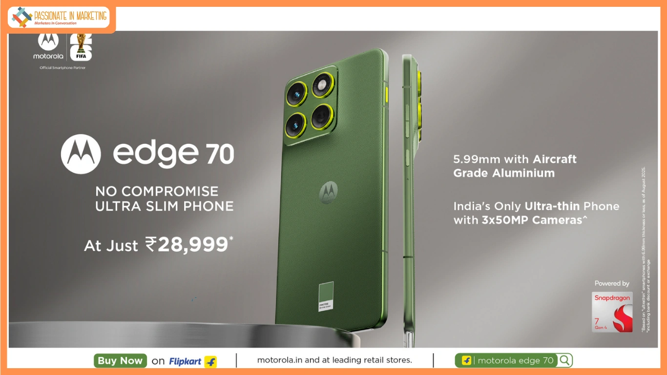 Motorola Edge 70 Launches at ₹28,999