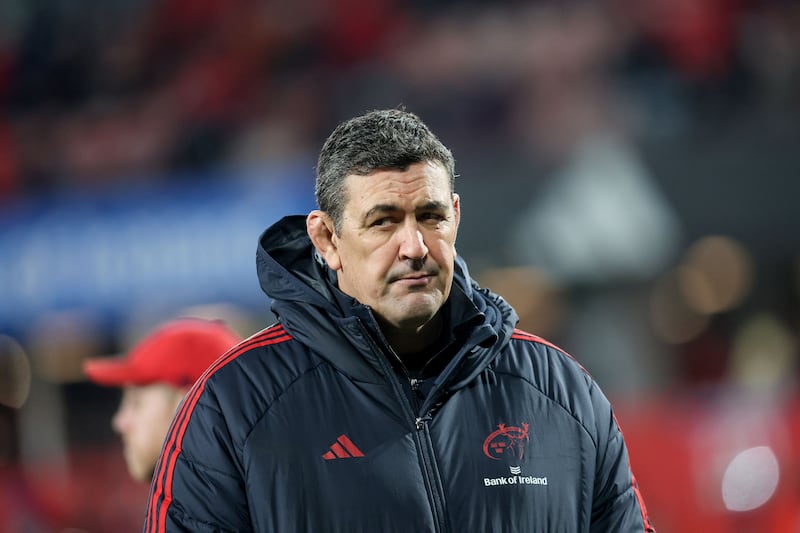 Munster head coach Clayton McMillan. Photograph: Inpho/Bryan Keane