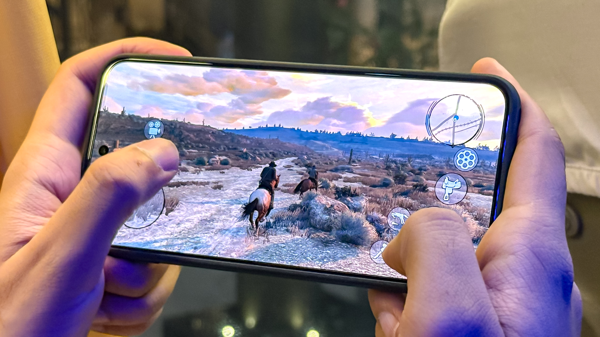 OnePlus 15R playing Red Dead Redemption