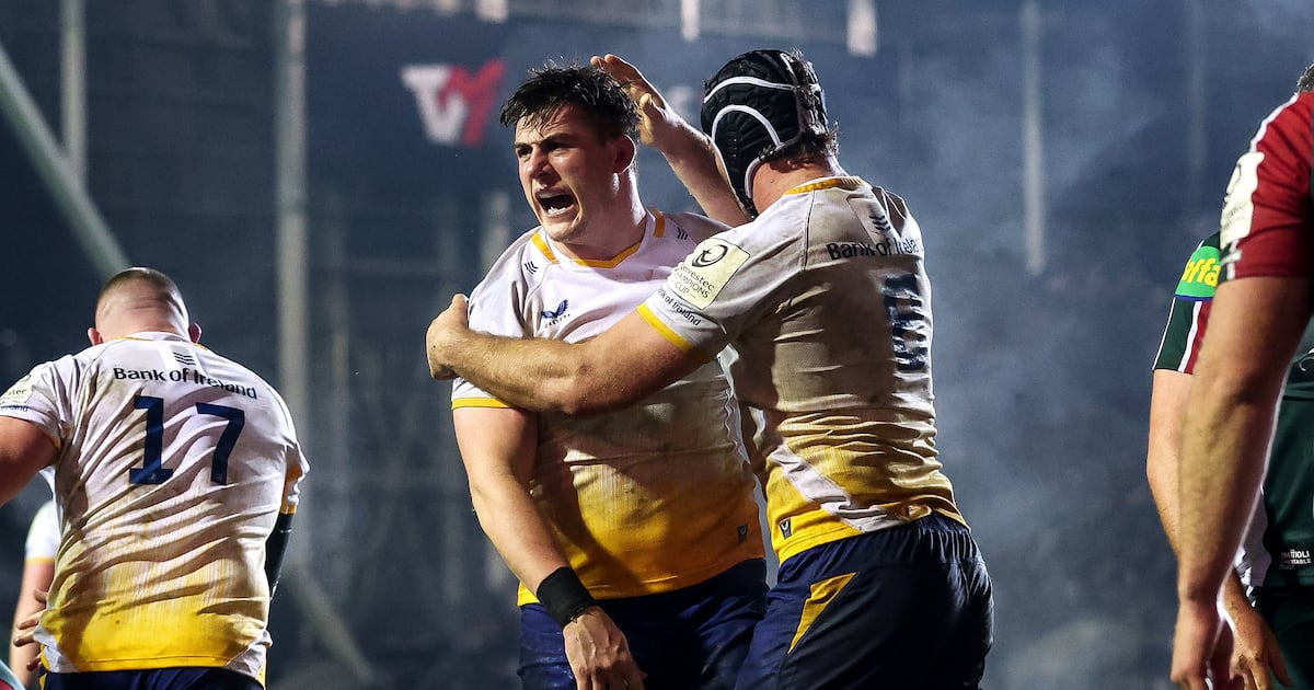 Below-par Leinster grind out win against Leicester in Champions Cup – The Irish Times