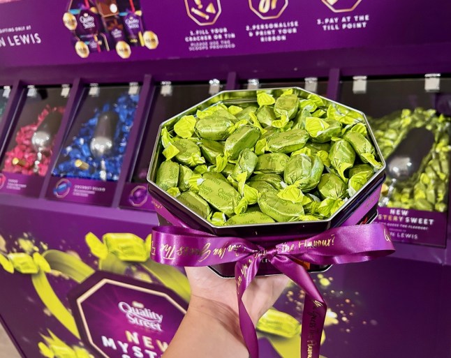 The new Quality Street flavour in the John Lewis Pick and Mix