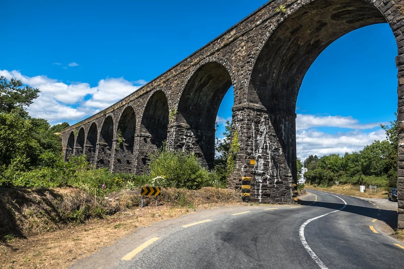 Kilmacthomas viaduct on the greenway between Waterford city and Dungarvan