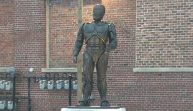 RoboCop statue installed in Detroit after nearly 15 years