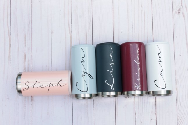 Named Skinny Metal Can Cooler; Shutterstock ID 2264109363; purchase_order: -; job: -; client: -; other: