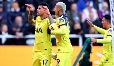 Cristian Romero hits spectacular late goal as his double denies Newcastle