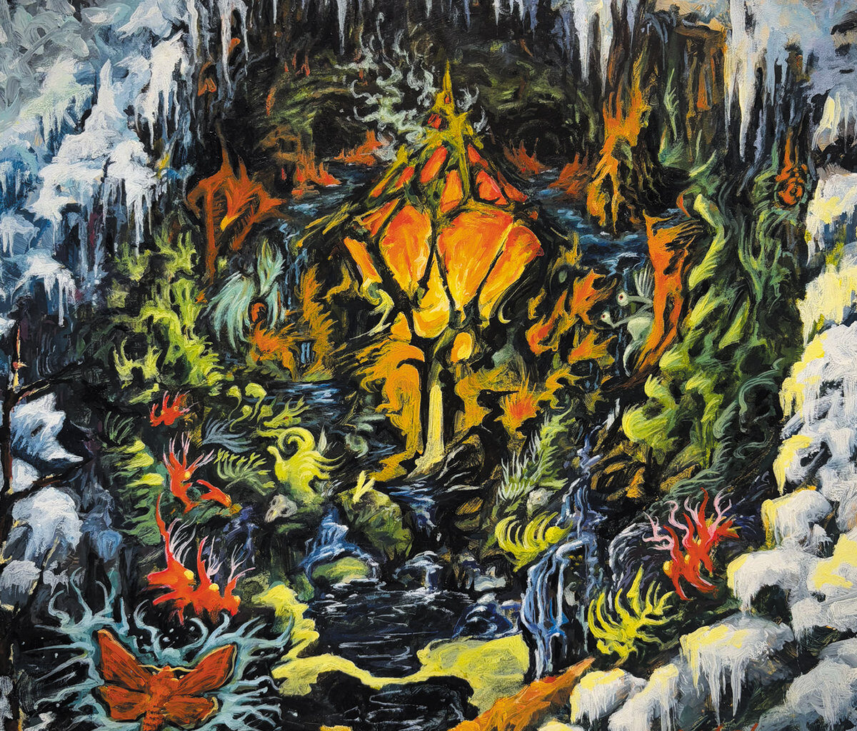 Sallow Moth - Mossbane Lantern [Things You Might Have Missed 2025]