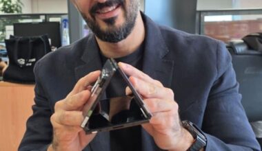 Whoops! A Galaxy Z TriFold prototype shows four rear cameras