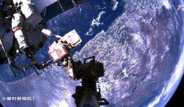 Chinese astronauts inspect debris-damaged Shenzhou-20 spacecraft during spacewalk