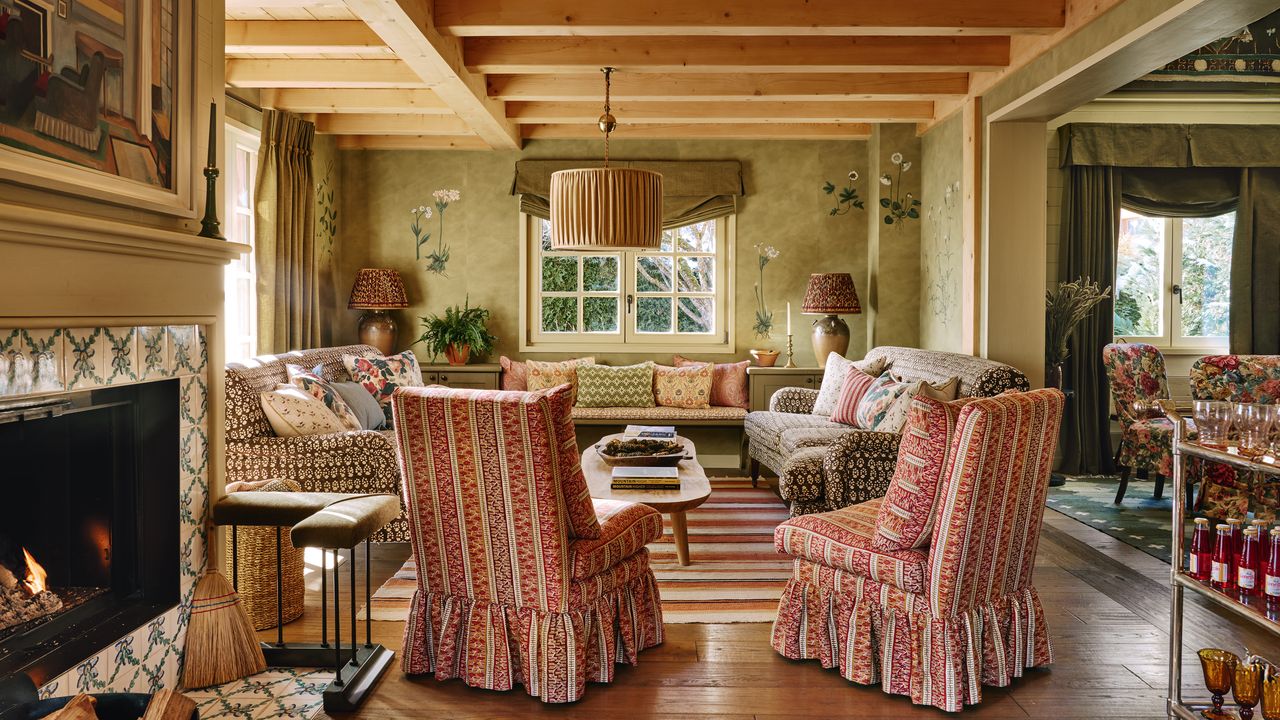 Nicole Salvesen brings a colourful English sensibility to her Alpine chalet