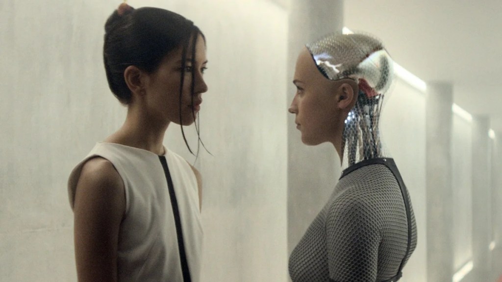 Sonoya Mizuno and Alicia Vikander in "Ex Machina."