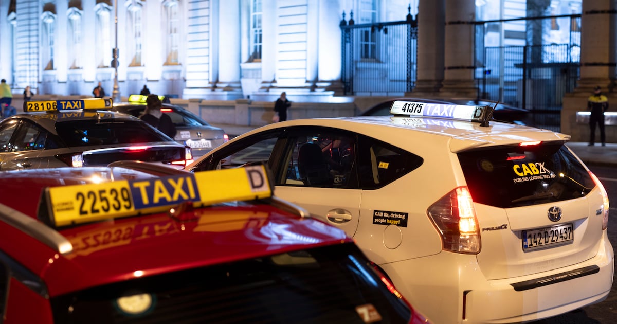 Disruption near Dublin Airport and in city centre as taxi drivers stage Uber protest – The Irish Times