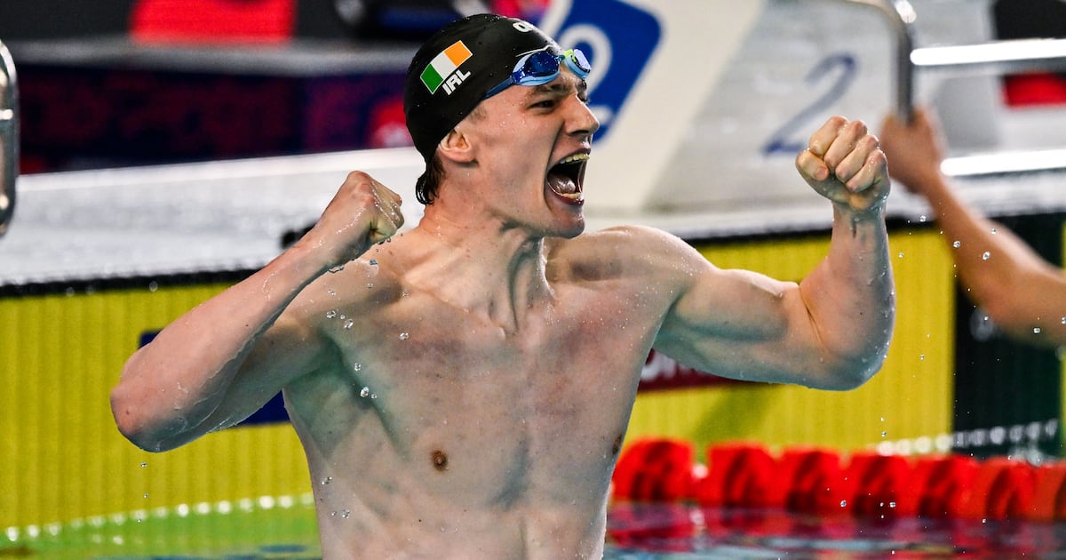 Irish teenager John Shortt wins European 200m backstroke gold medal in stunning fashion – The Irish Times