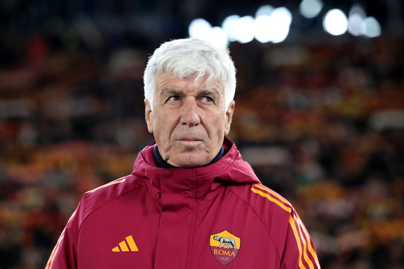 AS Roma head coach Gian Piero Gasperini. Photograph: Paolo Bruno/Getty