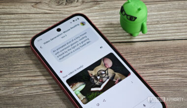 Veo 2 in Gemini on an Android phone