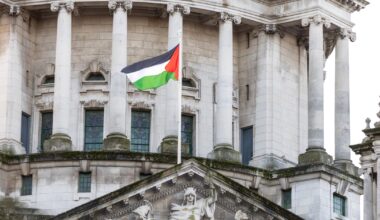 Tensions rise over Belfast City Hall Palestinian flag after judge rejects bid to take it down – The Irish Times