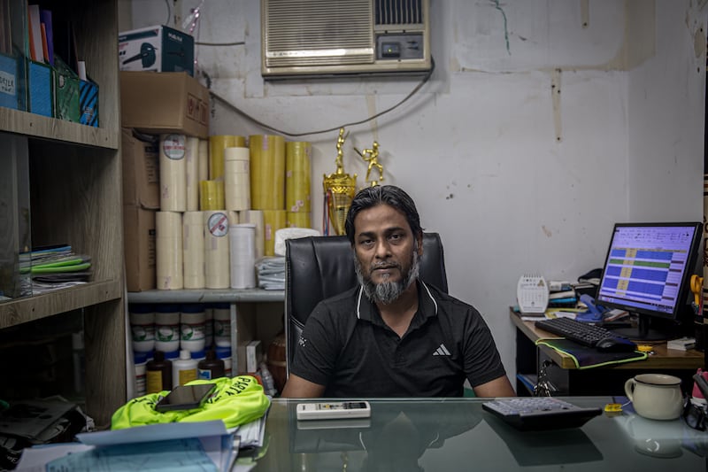 Mohammad Mojibur Rahman (48), the CEO of a printing factory in Dhaka, says he is trying to improve the industry