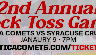 Comets to Host Second-Ever Sock Toss Game on January 9th