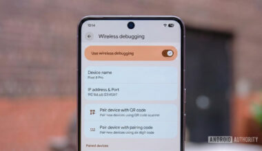 Wireless debugging setting on a Pixel phone by Ryan Haines