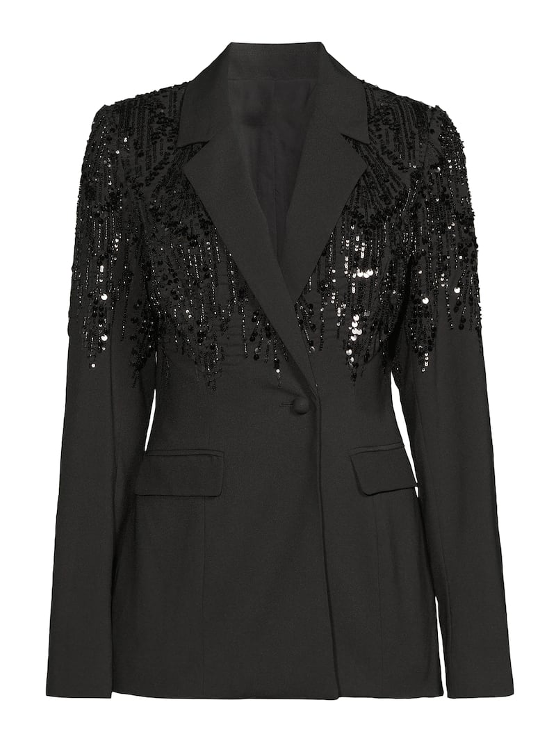 Sequin blazer, €95, Carol Byrne, Very Collection