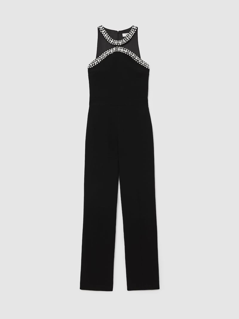 Cut-out jumpsuit, €515, Reiss