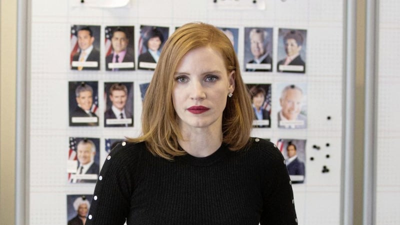 Jessica Chastain: I'm actually normally a very awkward girl and kind of shy 