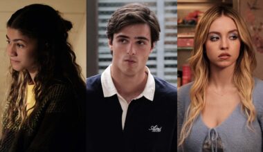 Zendaya, Jacob Elordi and Sydney Sweeney in Euphoria Season 2