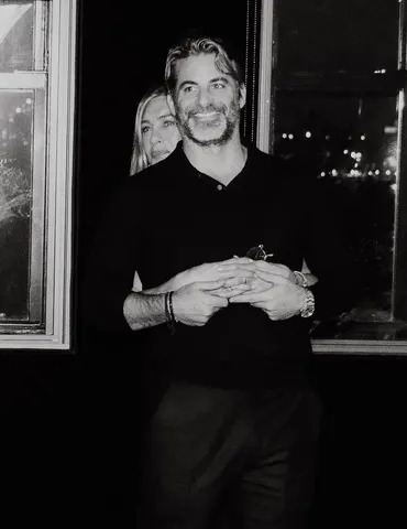 Instagram/Jennifer Aniston Jennifer Aniston with boyfriend Jim Curtis on his birthday