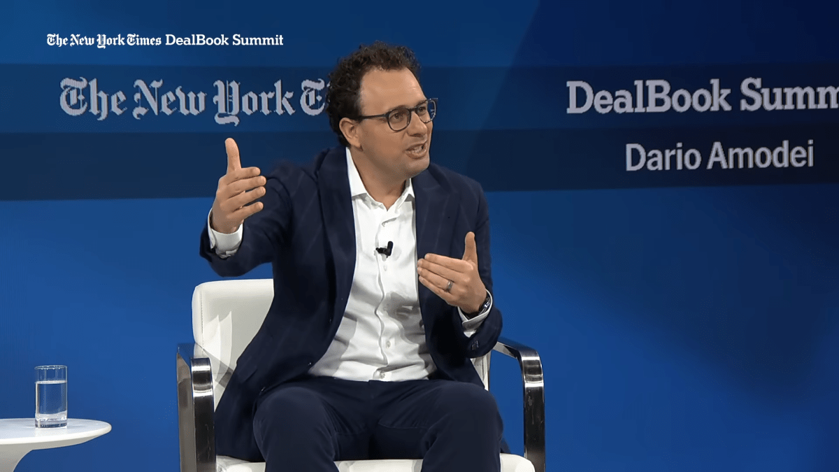 Dario Amodei at DealBook 2025