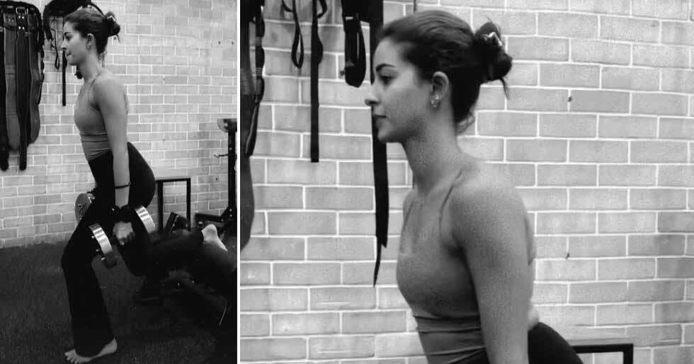 Ananya Panday Turns Up The Heat at The Gym With Bulgarian Split Squats