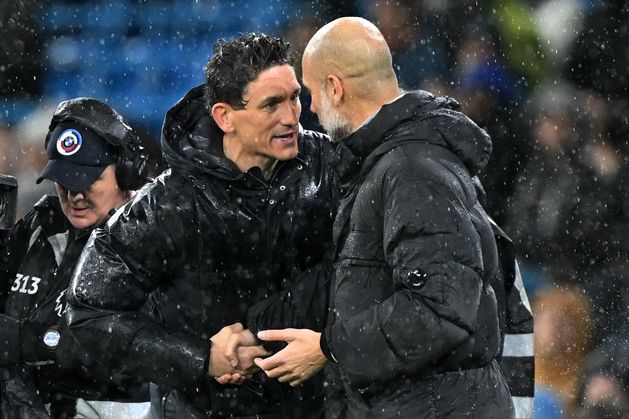 Pep Guardiola offers to meet Keith Andrews for coffee to discuss pivotal moment in Carabao Cup clash