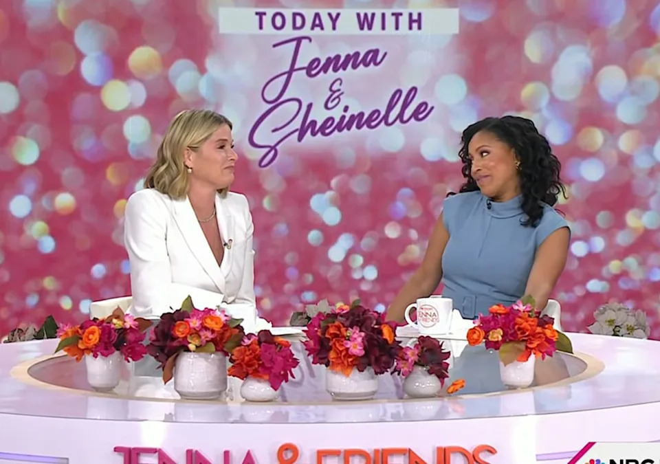 Jenna and Friends/Instagram Jenna Bush Hager and Sheinelle Jones announce Jones' new role on 'Today with Jenna & Sheinelle.'