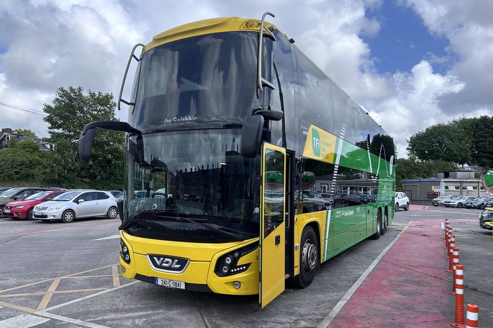 A Bus Éireann hybrid bus