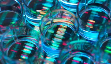 A human sample in a multi well plate ready for genetic analysis with a DNA sequence in the background