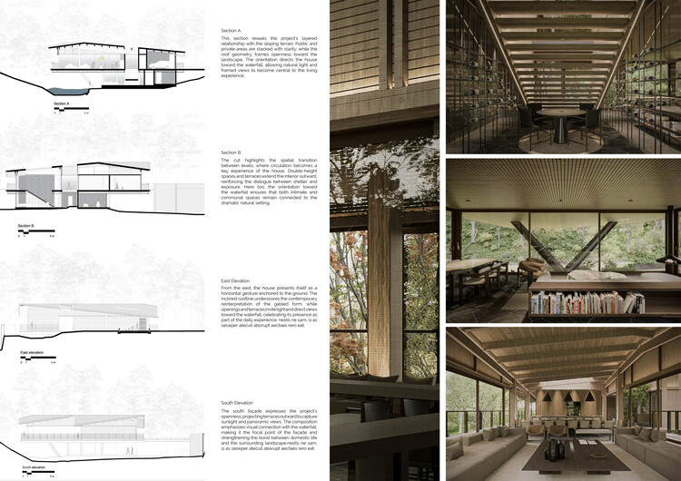 Howard Waterfall Retreat Competition: Buildner’s Winners Explore Multigenerational Living and Topography - Image 41 of 41