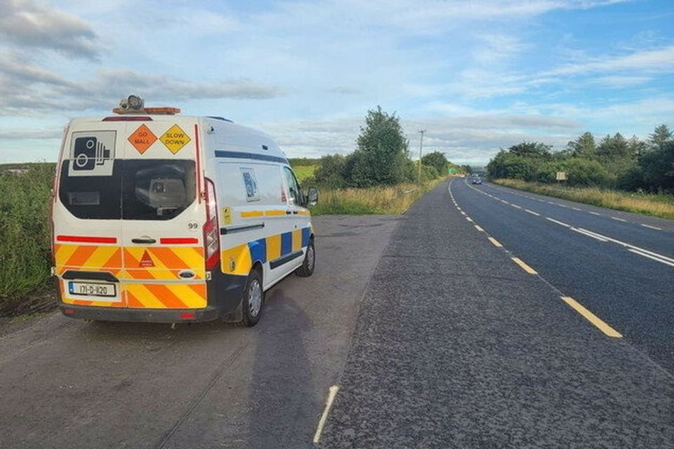 Speed van stock image