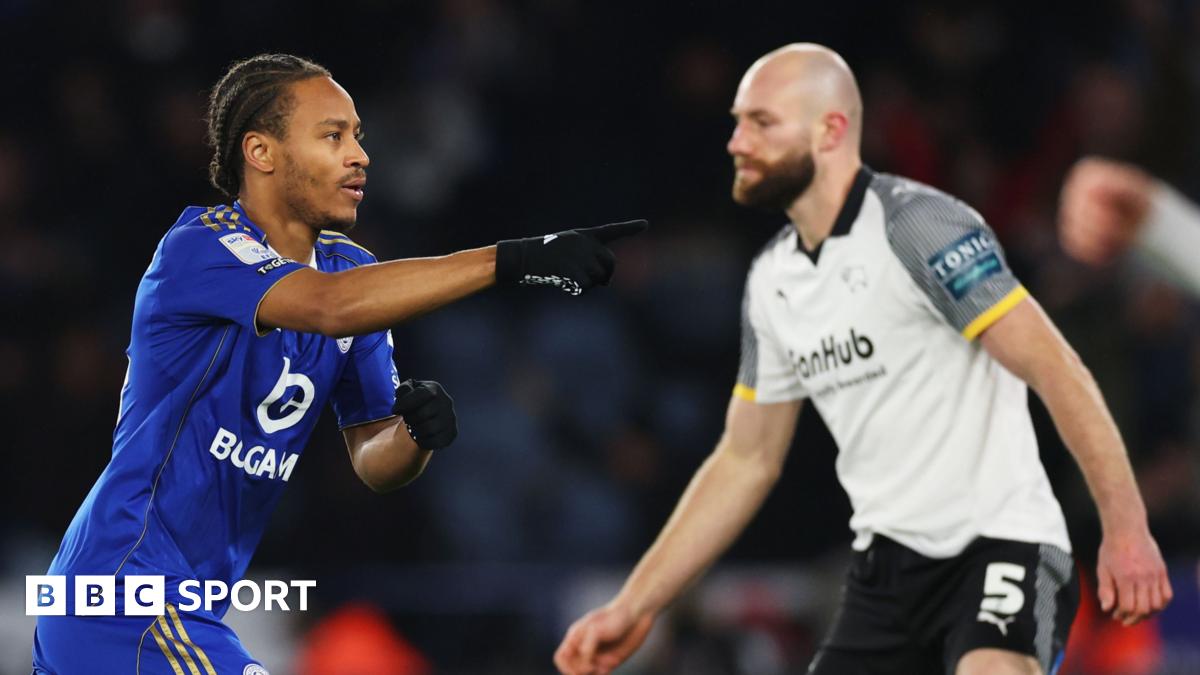 Leicester City 2-1 Derby County: Foxes ease pressure on boss Cifuentes