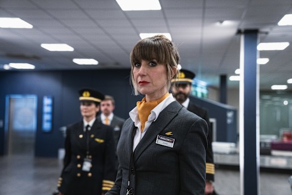 Katherine Kelly in In Flight.