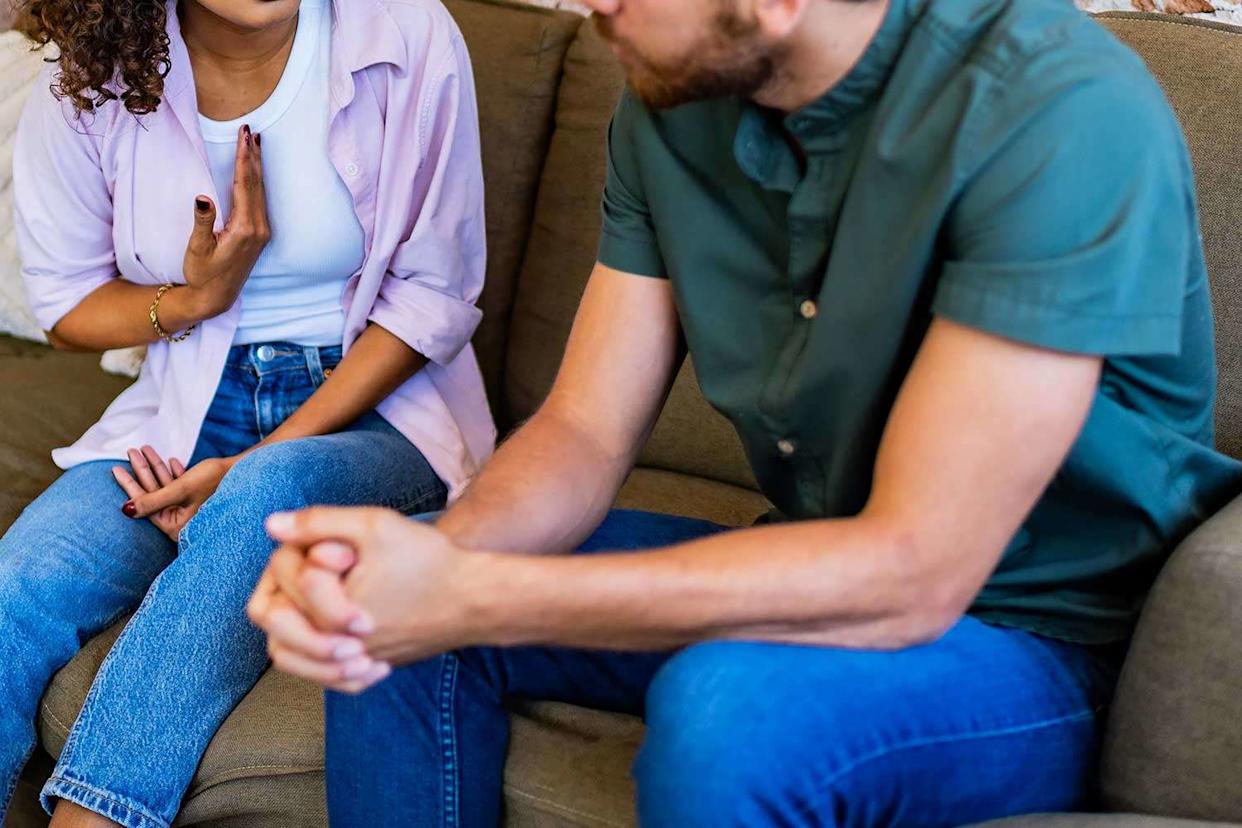 Getty Stock photo of a couple arguing