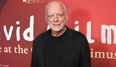 David Gilmour celebrates Pink Floyd's 'Wish You Were Here' landing UK's record-breaking Christmas Number One album