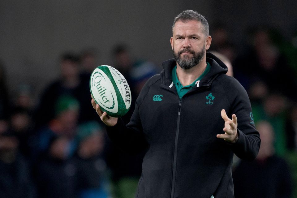 Andy Farrell knows his Ireland side have a great chance to break their World Cup glass ceiling. Picture: Tim Clayton/Corbis via Getty Images