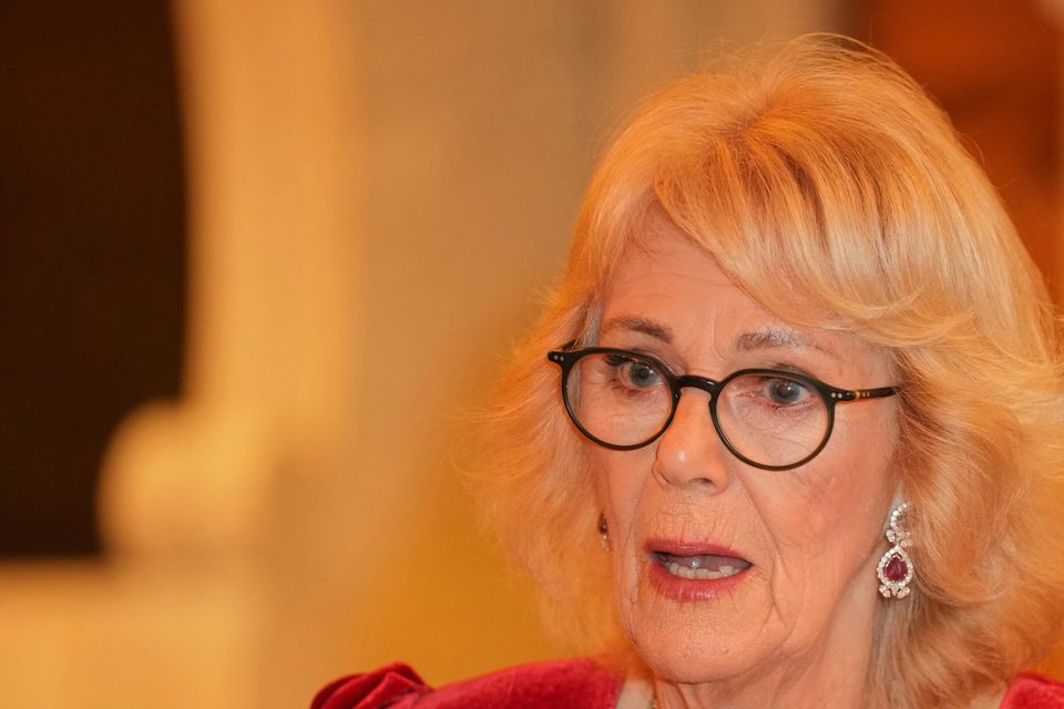 Camilla recounted being attacked by a man on a train when she was a teenager (Kin Cheung/PA)