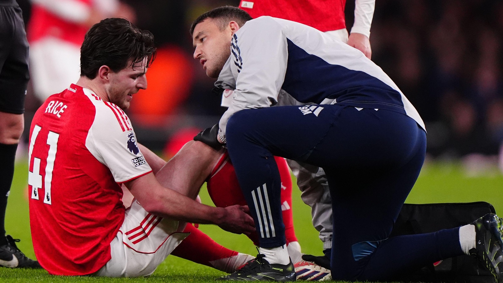 Arsenal set for huge title test as Declan Rice joins growing injury crisis